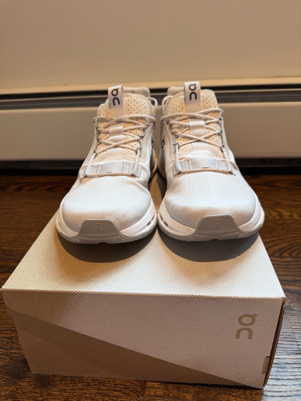 On Running Womens Sneakers — White/Cream - Picture 4 of 6